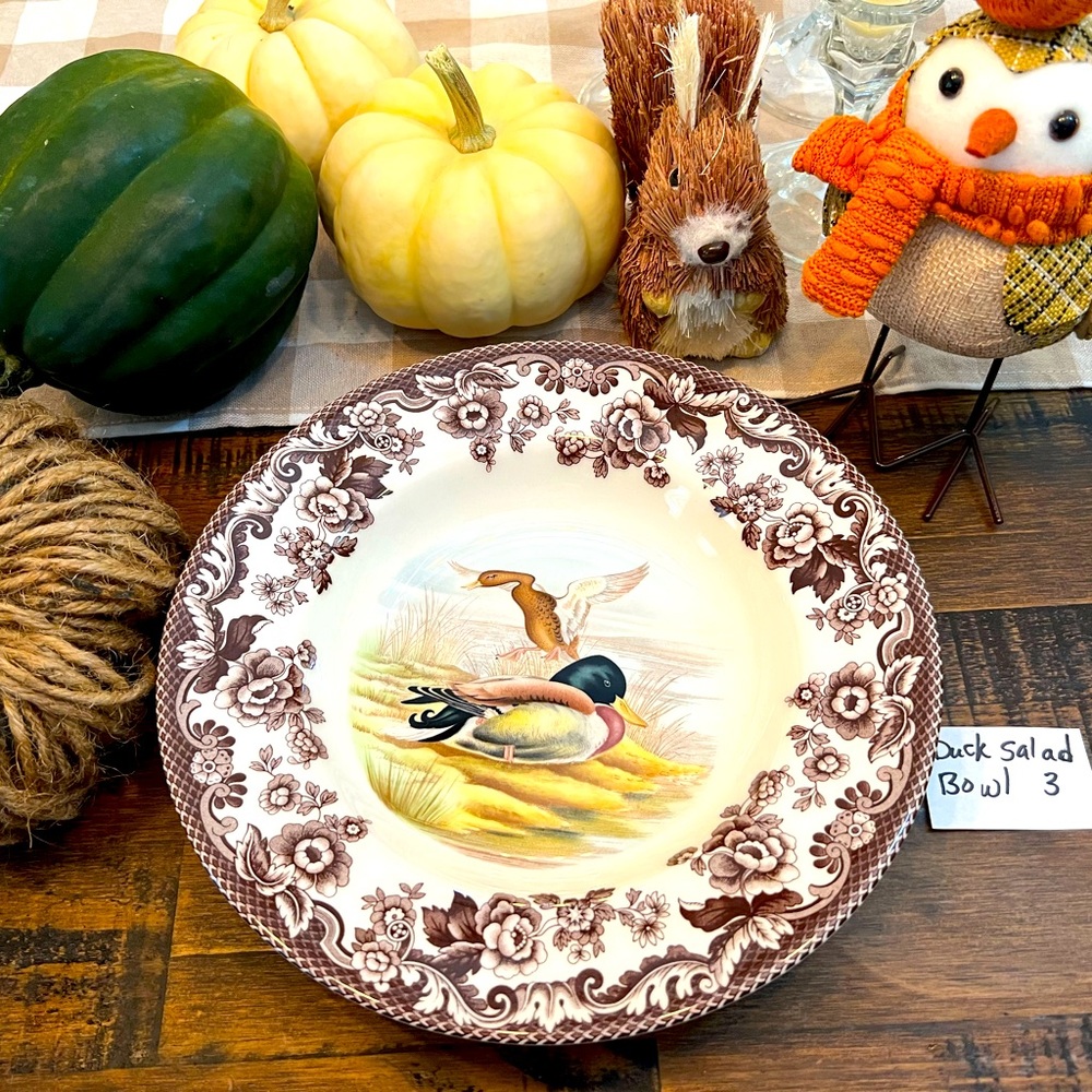 Spode Woodland Salad/Soup Bowl- Never Used!